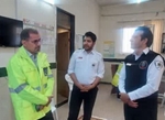  بازدید رئیس دانشگاه علوم پزشکی سبزوار و رئیس مرکز فوریت‌های پزشکی از پایگاه‌های اورژانس جزندر و جغتای