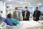  عیادت رئیس دانشگاه علوم پزشکی سبزوار از رئیس دانشکده بهداشت