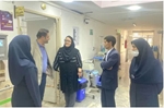 بازدید معاون درمان دانشگاه از بیمارستان قمر بنی‌هاشم(ع) جوین