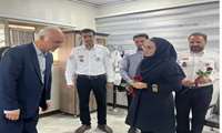  تقدیر و تشکر از عملکرد مطلوب اورژانس ۱۱۵ دانشگاه علوم پزشکی در حادثه برج سیمان توسط مدیر منابع انسانی و پشتیبانی سازمان نظام مهندسی استان خراسان رضوی 