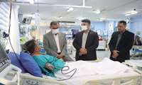  عیادت رئیس دانشگاه علوم پزشکی سبزوار از رئیس دانشکده بهداشت