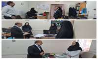 حضور معاون بهداشتی درمحل کار پرستاران وبهیاران شاغل درستاد معاونت بهداشتی درروز پرستار 