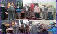 تقدیر سرپرست شبکه بهداشت و درمان  از هیات امناءمسجد امام حسن مجتبی شهر سلطان اباد