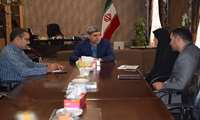 دیدار رئیس شبکه بهداشت و درمان خوشاب با فرماندار جدید 