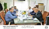 دیدار مدیر شبکه بهداشت و درمان ششتمد با سرپرست معاونت بهداشتی دانشگاه 