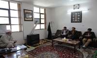 دیدار ریاست شبکه بهداشت ودرمان با امام جمعه شهرستان جغتای