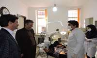 بازدید دکتر قزلقارشی از مرکز بهداشتی درمانی حکم آباد 