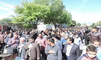 شرکت در مراسم تشییع پیکر شهید مدافع وطن شهرستان جوین