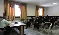 نشست صمیمانه فرمانده نیروی انتظامی شهرستان جوین بادانشجویان پرستاری 