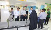 بازدید سرزده بازرسین کمیته انطباق دانشگاه از شبکه بهداشت و درمان و بیمارستان جغتای