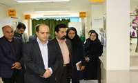 بازدید یکروزه رئیس دانشگاه از بیمارستان ولیعصر جغتای 