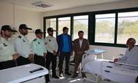 عیادت پرسنل نیروی انتظامی جغتای ازبیماران بستری دربیمارستان ولی عصر(عج).