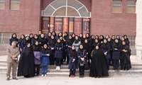 بازدید دانش آموزان دبیرستان دخترانه  فرهنگیان از پردیس آموزشی دانشگاه