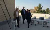 بازدید رئیس دانشگاه ازمرکز خدمات جامع سلامت روستایی شبانه روزی حکم آباد