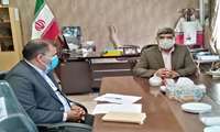دیدار نوروزی سرپرست شبکه بهداشت و درمان با فرماندار شهرستان خوشاب