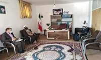  دیدار نوروزی رئیس شبکه بهداشت و درمان با امام جمعه شهرستان خوشاب