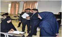 بازدید رئیس دانشگاه علوم پزشکی سبزوار از روند برگزاری امتحانات پایان نیم‌سال اول تحصیلی دانشگاه