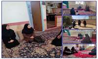 🌐دیدار روانشناسان حوزه ی بهداشت با خانواده قربانیان حادثه معدن زغال سنگ طبس.