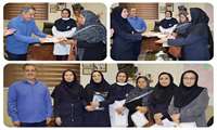  قدردانی از بانوان نمونه مرکز آموزشی درمانی واسعی