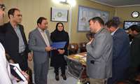 تقدیر از روابط عمومی شبکه بهداشت و درمان توسط فرماندار شهرستان خوشاب 