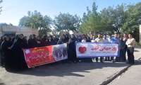 برگزاری همایش پیاده روی به مناسبت روز جهانی قلب در شبکه بهداشت و درمان خوشاب