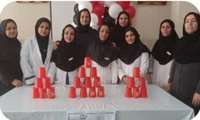 برگزاری مسابقه لیوان چینی به مناسبت روز پرستار