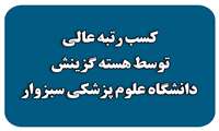 کسب رتبه عالی توسط هسته گزینش دانشگاه علوم پزشکی سبزوار