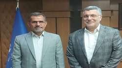 نشست دکتر چمن، رئیس دانشگاه علوم پزشکی سبزوار با دکتر ظفرقندی  وزیر بهداشت، درمان و آموزش پزشکی