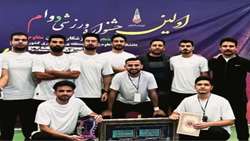 کسب مقام نخست مسابقات طناب‌زنی توسط دانشجوی پزشکی دانشگاه علوم پزشکی سبزوار