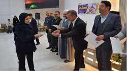  تجلیل از کارکنان بیمارستان قمر بنی هاشم(ع) نقاب با حضور رئیس دانشگاه