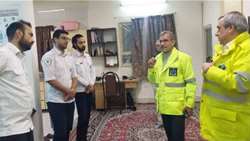 بازدید رئیس دانشگاه علوم پزشکی سبزوار از پایگاه اورژانس جاده‌ای صدخرو و مراکز جامع خدمات سلامت شبانه‌روزی شهرستان داورزن