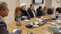 نشست ریاست دانشگاه با مدیر و کارشناسان هسته گزینش