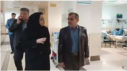  رصد و پایش پدافندی توسط رئیس دانشگاه در بیمارستان حشمتیه 