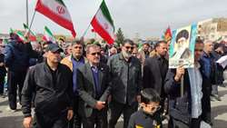 حضور دانشگاهیان علوم پزشکی سبزوار در راهپیمایی روز قدس  