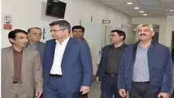 بازدید معاون اداره کل صنعت، معدن و تجارت خراسان رضوی از مرکز آموزشی درمانی امداد شهید دکتر بهشتی سبزوار