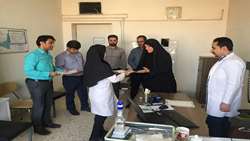 بازدید رئیس شبکه بهداشت و درمان شهرستان خوشاب از مراکز جامع سلامت دیوانگاه و مشکان و خانه بهداشت های تابعه