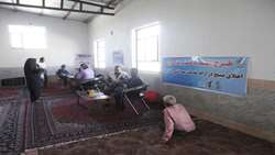 اعزام‌ تیم پزشکی بسیج جامعه پزشکی شهرستان جغتای به مناطق محروم(روستای کهنه)