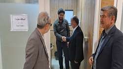 بازدید معاون بهداشتی دانشگاه از روند اجرای معاینات سلامت دانشجویان.