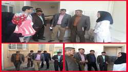 بازید سرپرست شبکه بهداشت و درمان خوشاب از مراکز فعال در سال جدید