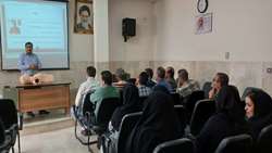 برگزاری کارگاه آموزشی احیای پایه در مرکز شهیدان مبینی