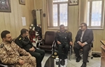  دیدار فرمانده سپاه خوشاب با سرپرست شبکه بهداشت و درمان شهرستان