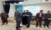 آیین تکریم و معارفه سرپرست شبکه بهداشت و درمان خوشاب برگزار شد