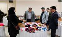 بازدید رئیس دانشگاه علوم پزشکی از نمایشگاه هنری یاس