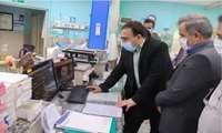 حضور رئیس دانشگاه در بیمارستان واسعی و بررسی نحوه خدمات رسانی به مراجعین