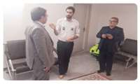 بازدید رییس دانشگاه از مرکز خدمات جامع سلامت ششتمد
