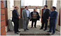  بازدید رئیس دانشگاه از یادمان شهید گمنام در مهدیه پردیس دانشگاه