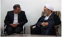 دیدار سرپرست دانشگاه علوم پزشکی با امام جمعه سبزوار پس از انتصاب