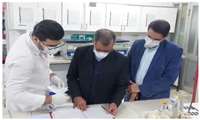 بازدید شبانه دکتر رضا چمن از بیمارستان قمر بنی‌هاشم (ع) جوین