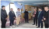  بازدید معاون آموزشی دانشگاه علوم پزشکی سبزوار از بیمارستان حشمتیه